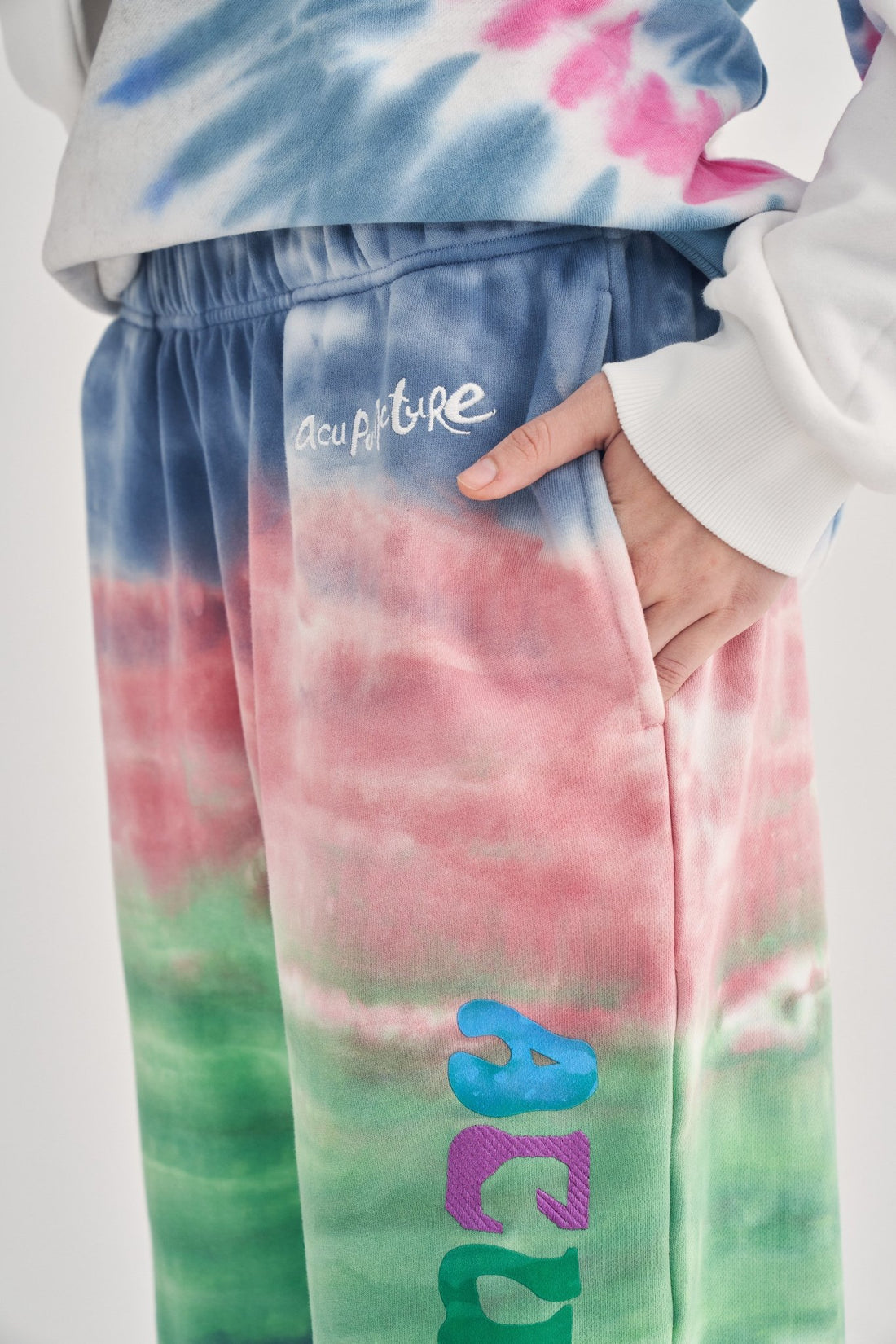 PUNWORLD FLEECE SWEATPANTS Acupuncture