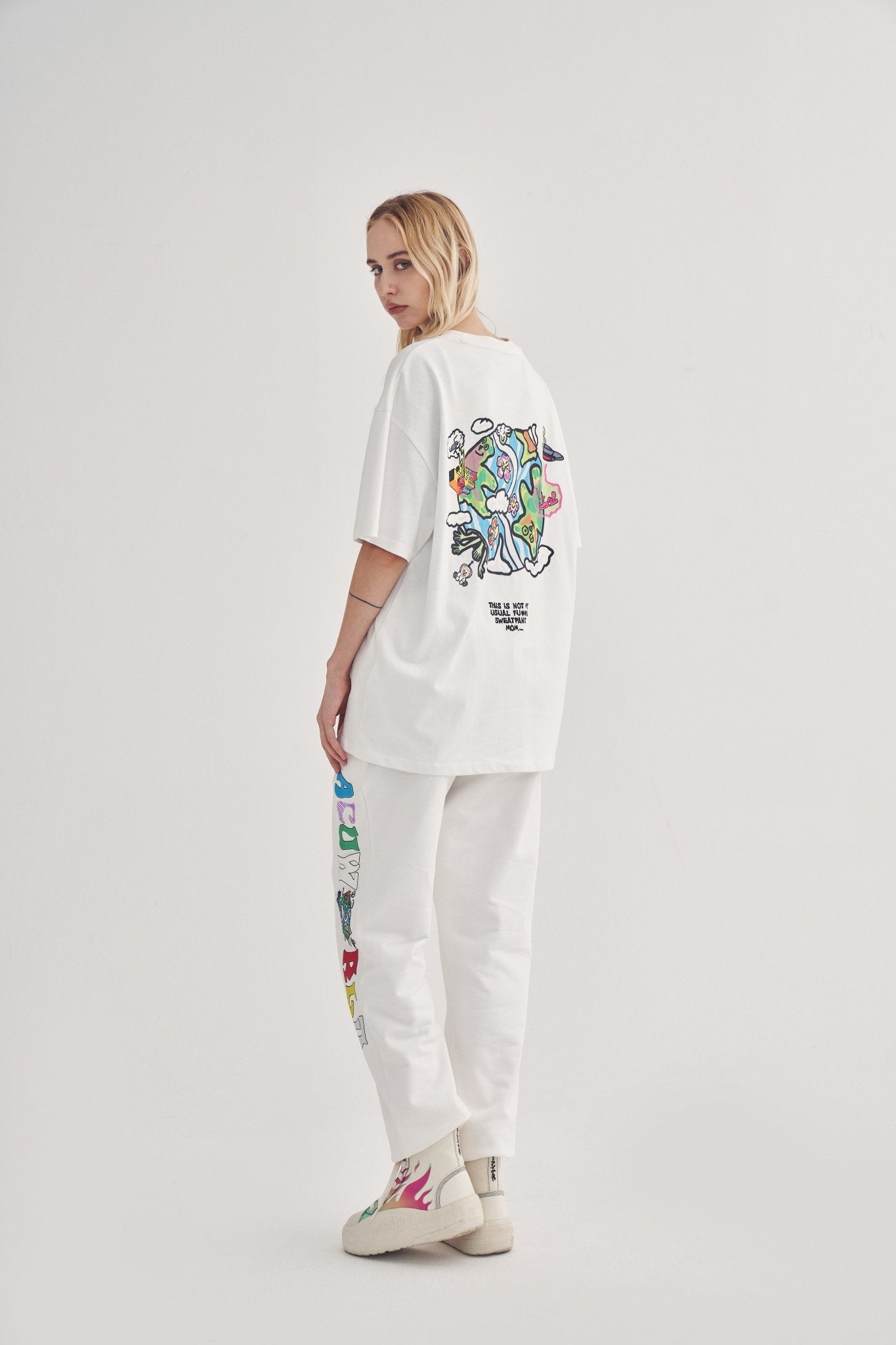 PUNWORLD FLEECE SWEATPANTS Acupuncture