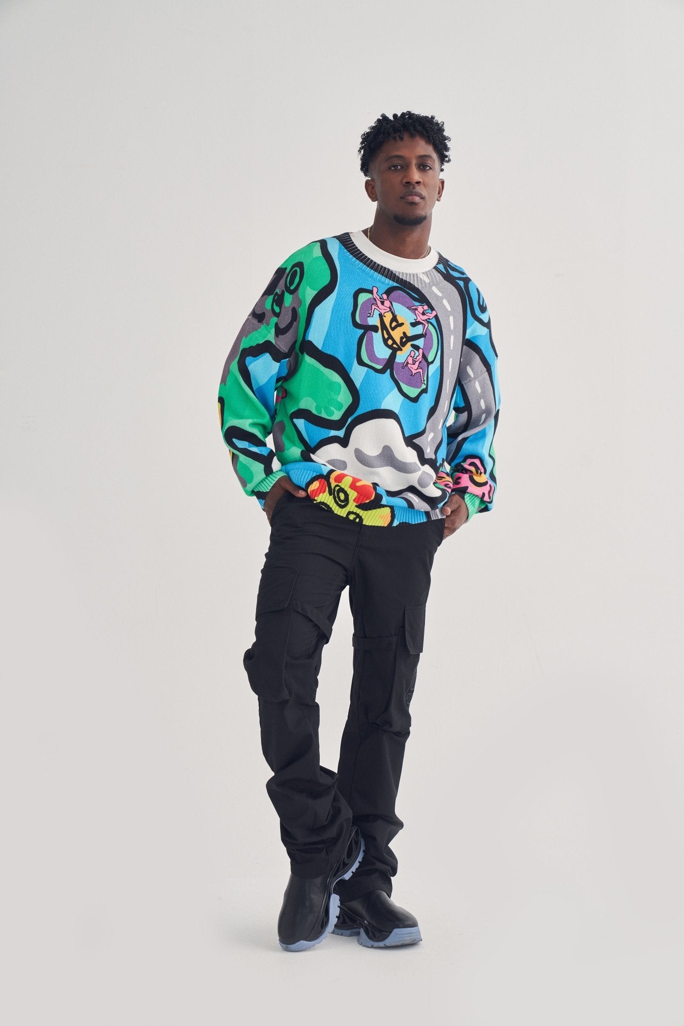 PUNWORLD SWEATER MULTICOLOR Acupuncture
