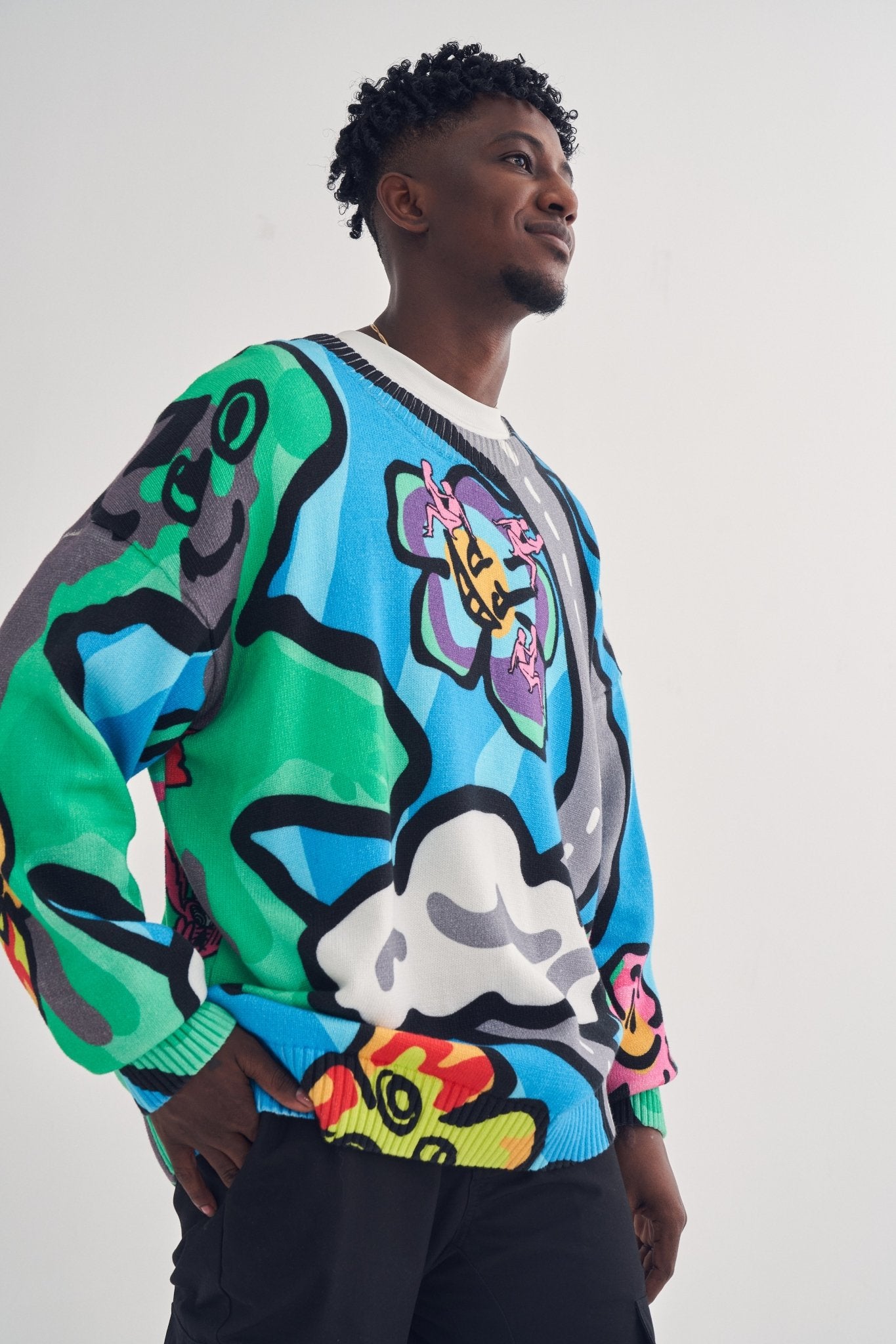 PUNWORLD SWEATER MULTICOLOR Acupuncture