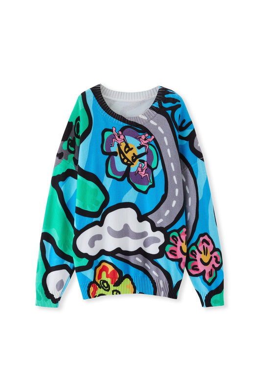 PUNWORLD SWEATER MULTICOLOR Acupuncture