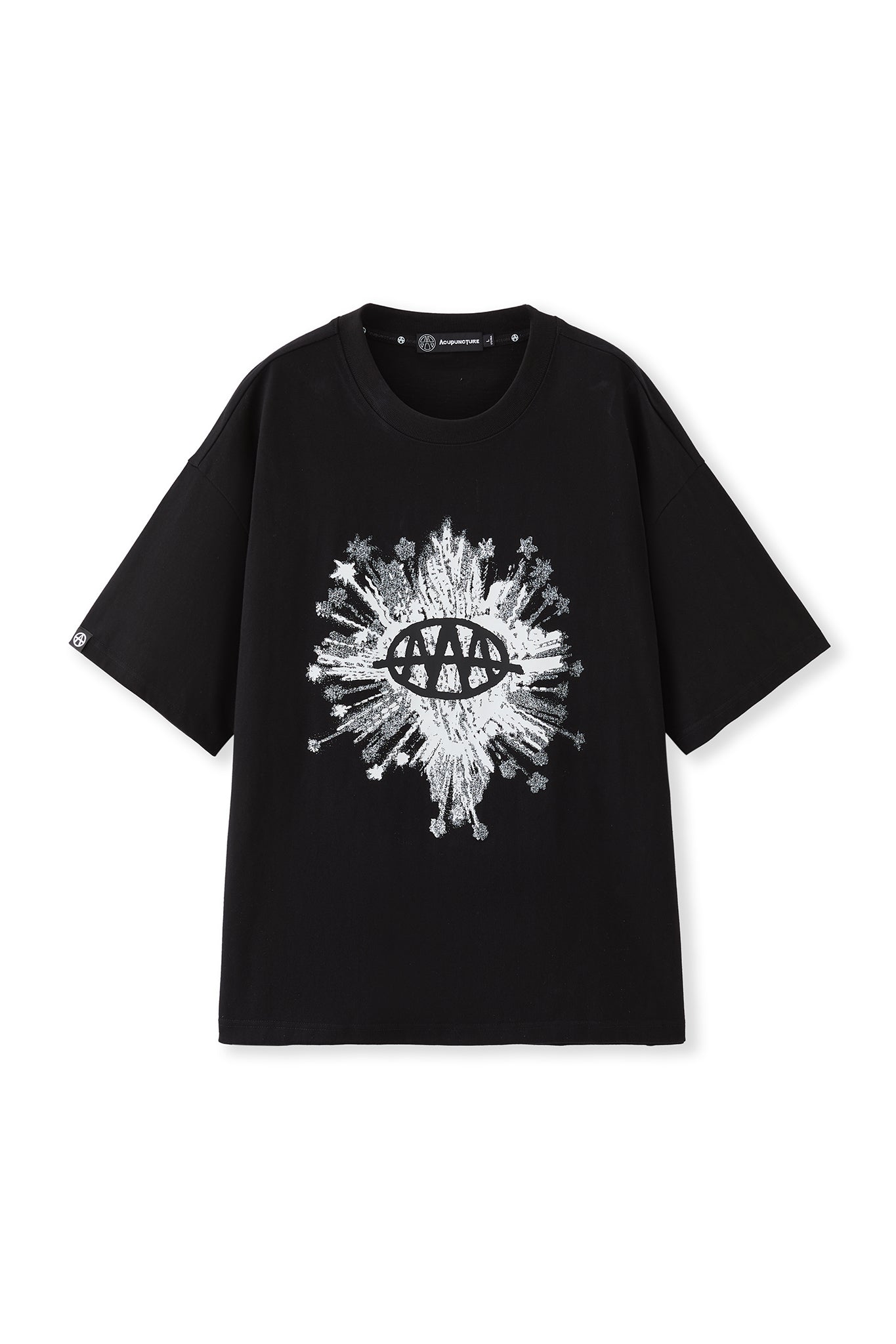 PUPILED EMBLEM TSHIRT BLACK Acupuncture