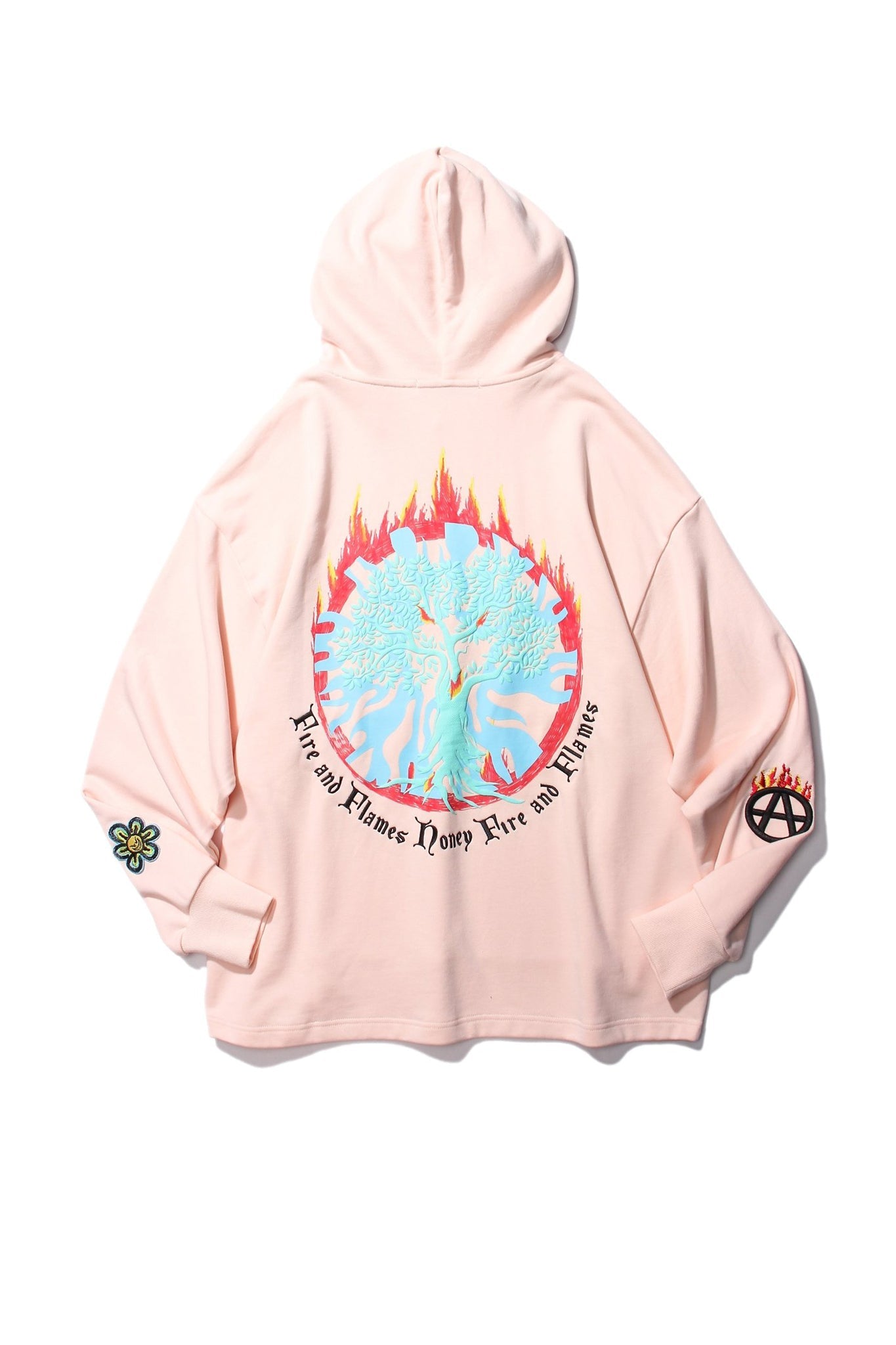 SACRED TREE HOODIE PINK Acupuncture