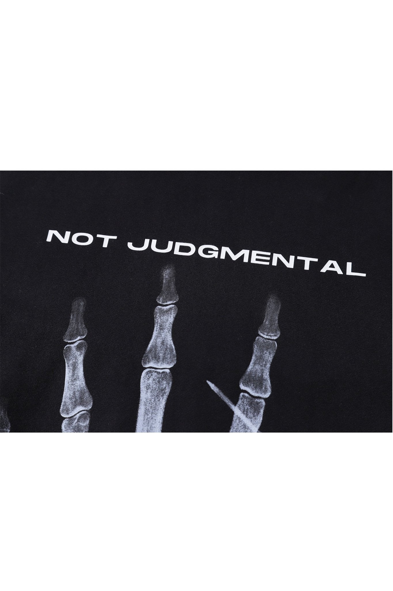 SKELETON HAND HOODIE BLACK Acupuncture