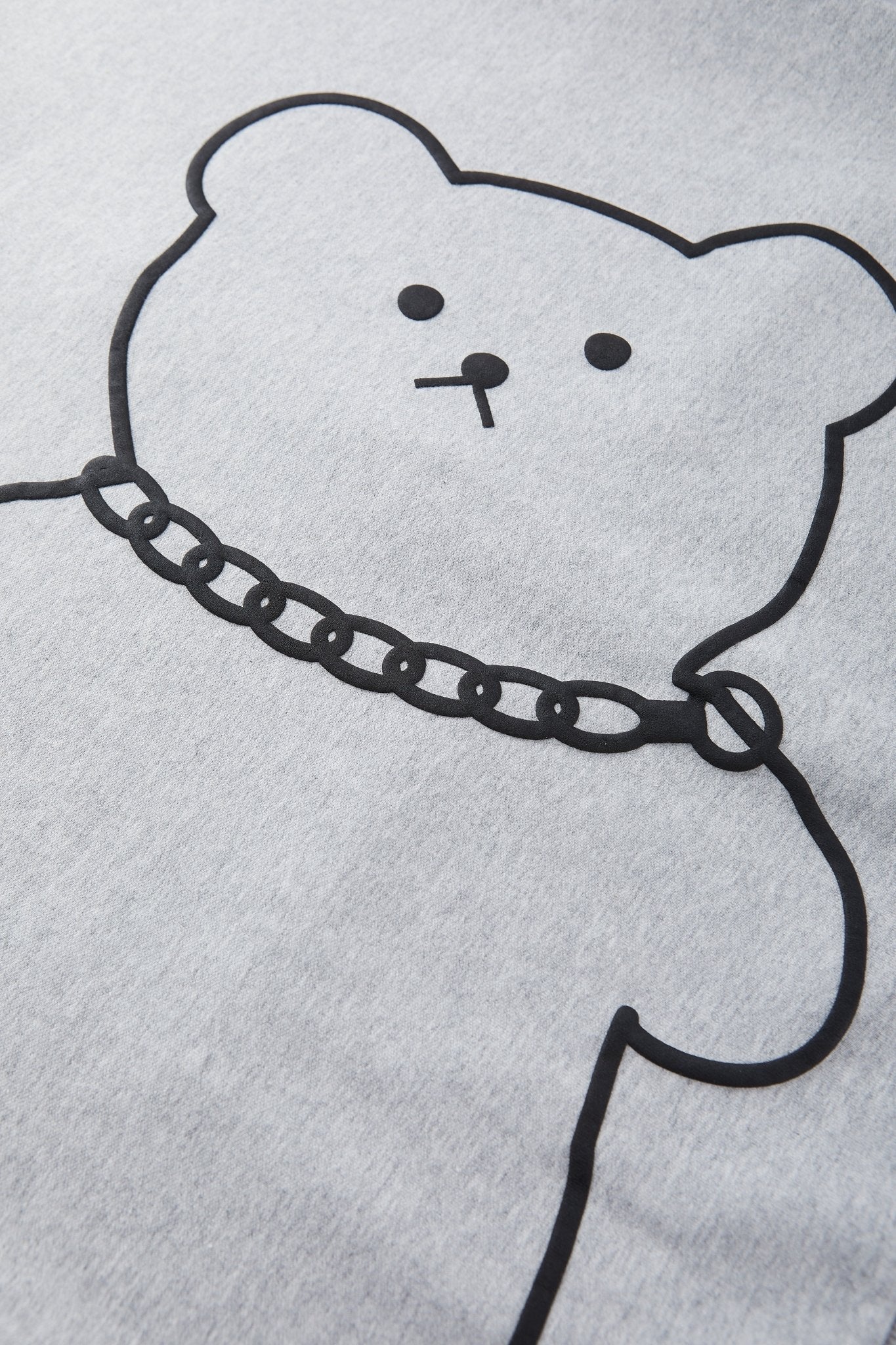 SKETCHY BEAR CARDIGAN GREY Acupuncture