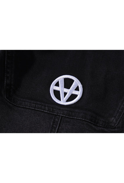 SKULL HEART CREWNECK BLACK Acupuncture
