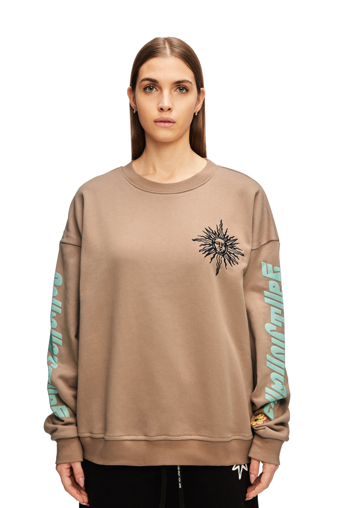 STAR MOON CREWNECK Acupuncture