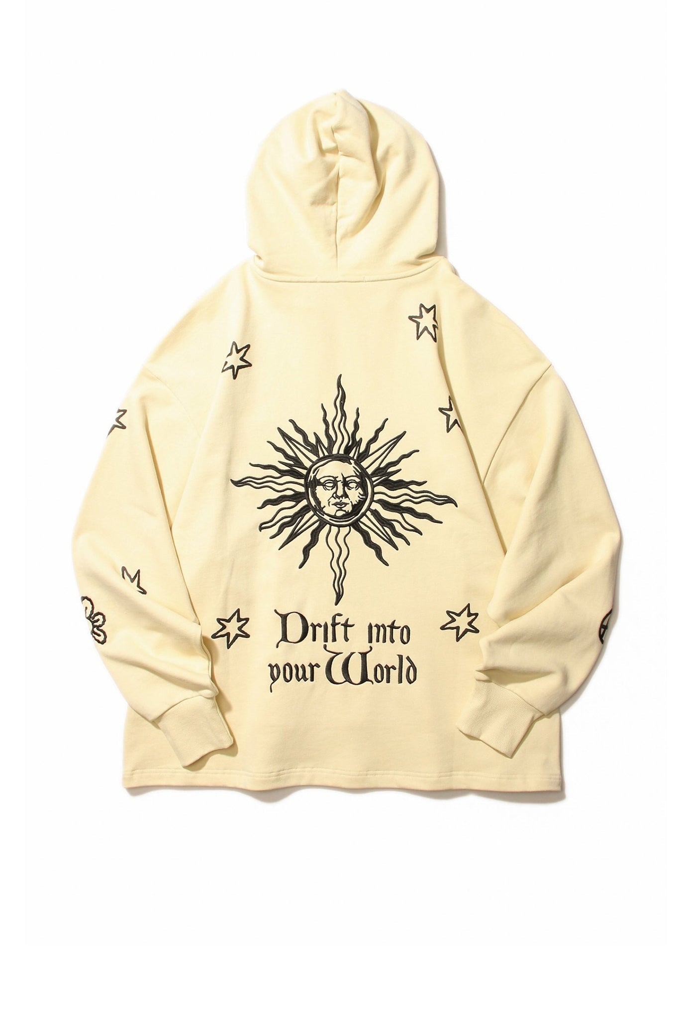 STAR MOON HOODIE BEIGE Acupuncture