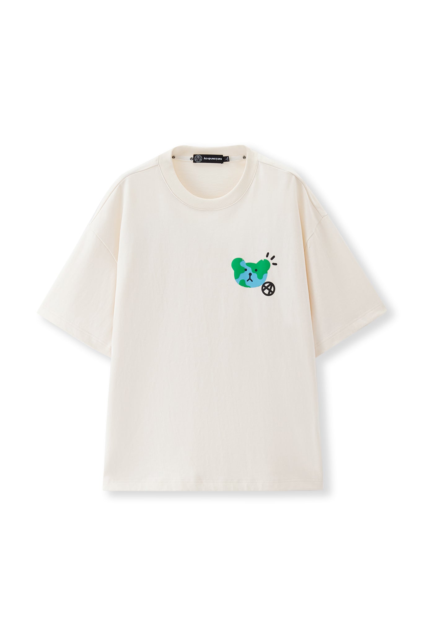 THE EARTH TSHIRT CREAM Acupuncture