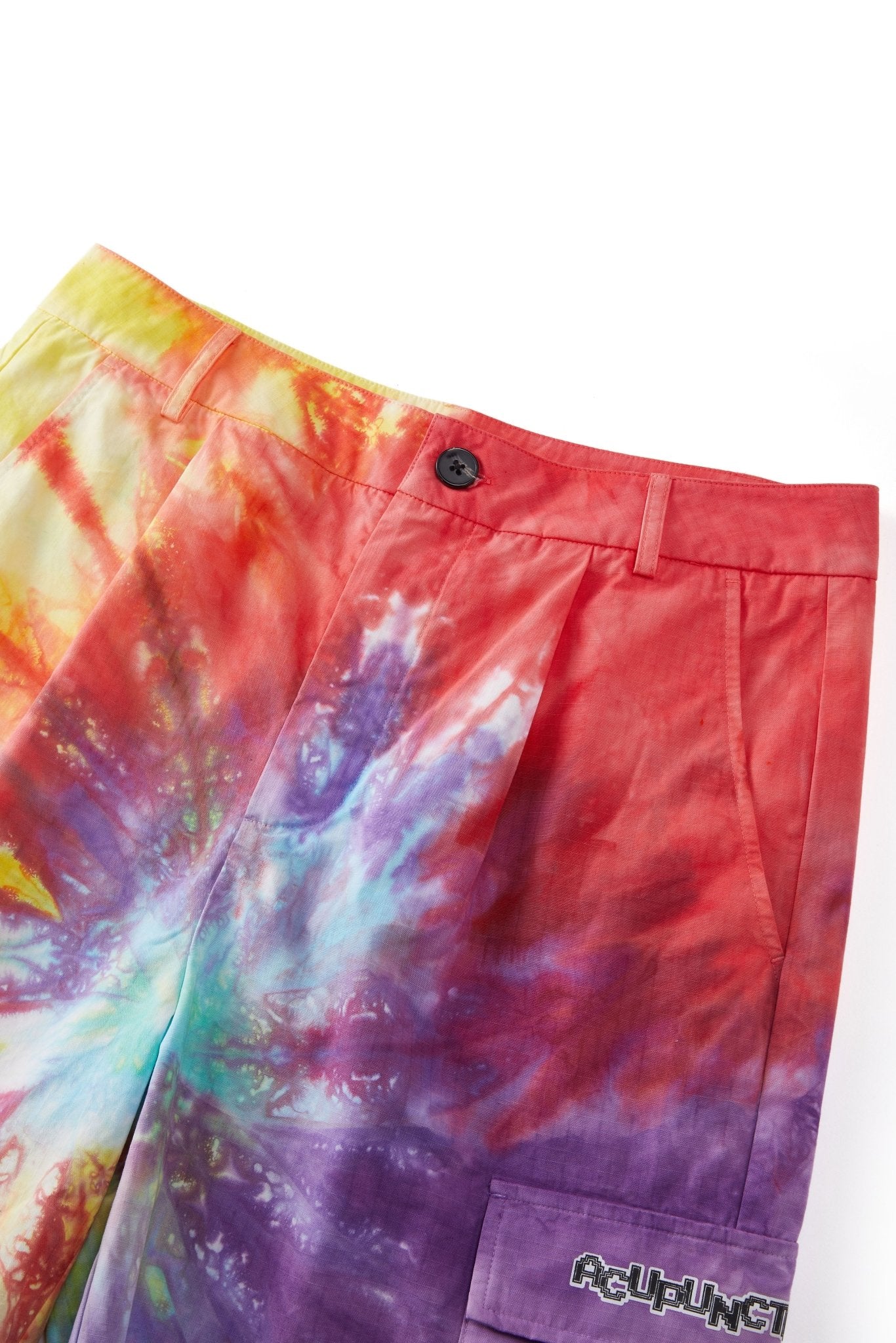 TIE-DYE CARGO SHORTS MULTICOLOR Acupuncture
