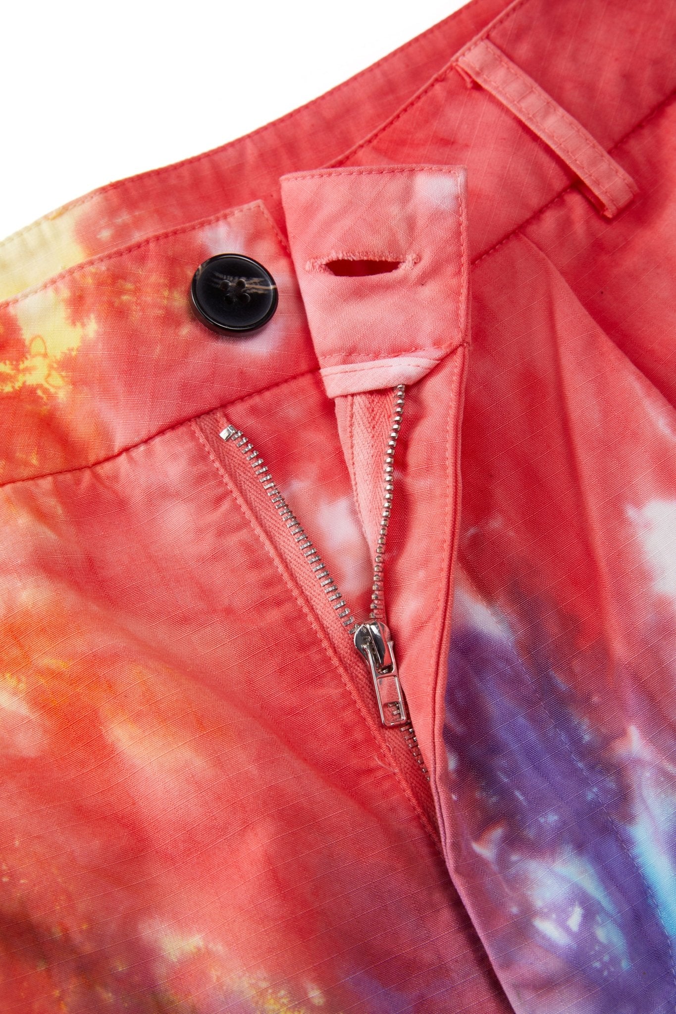TIE-DYE CARGO SHORTS MULTICOLOR Acupuncture