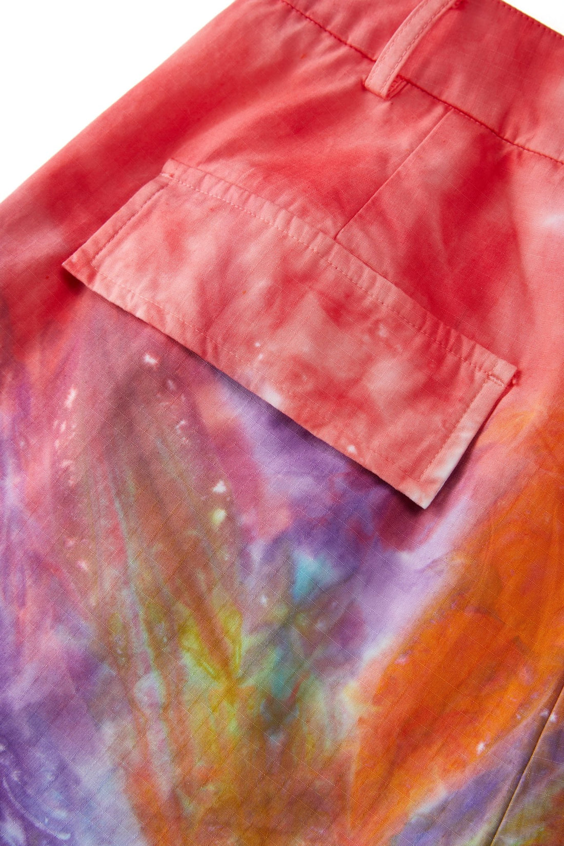 TIE-DYE CARGO SHORTS MULTICOLOR Acupuncture