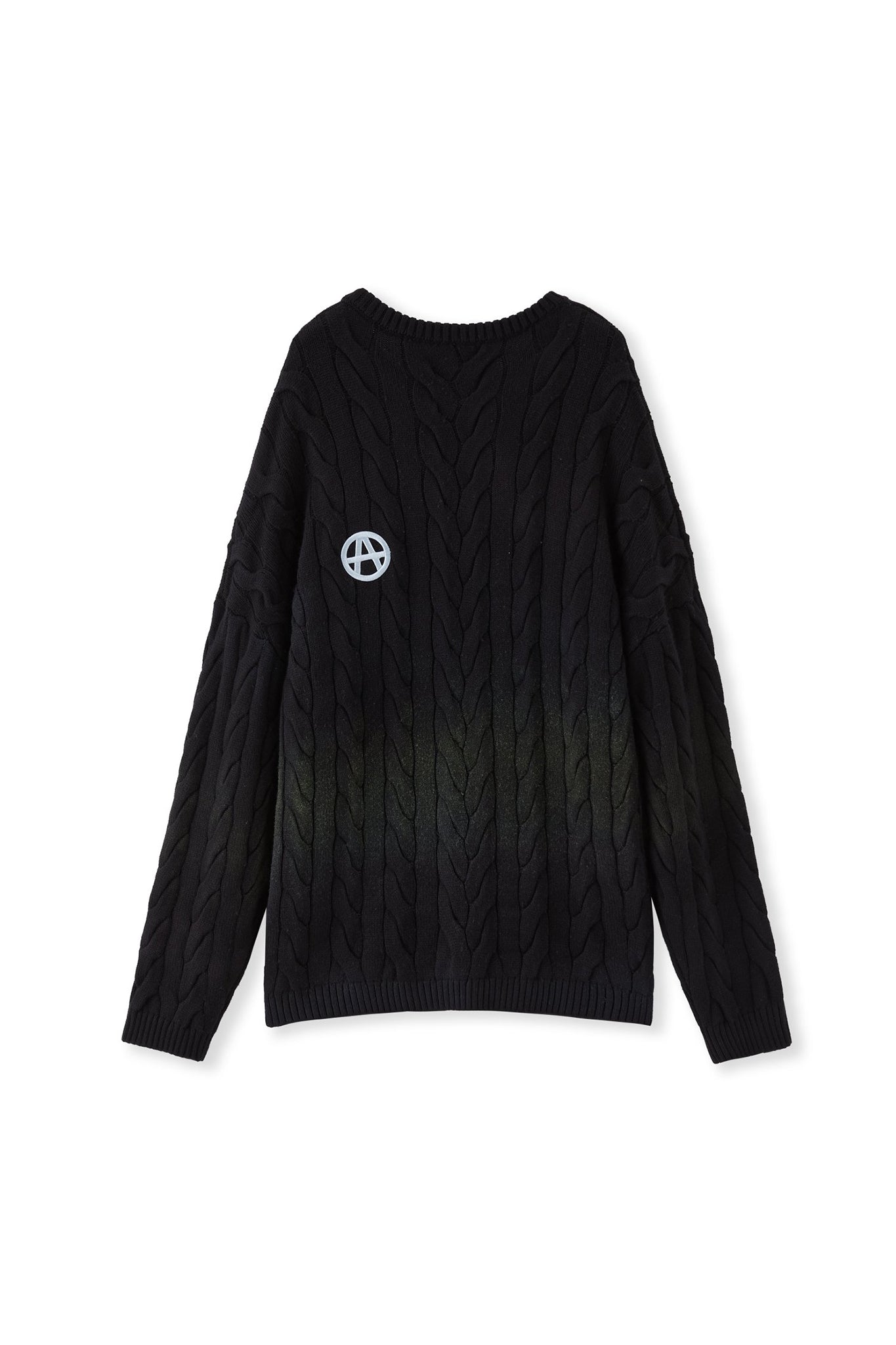 TIE-DYE SWEATER BLACK Acupuncture