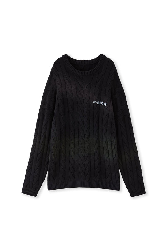 TIE-DYE SWEATER BLACK Acupuncture