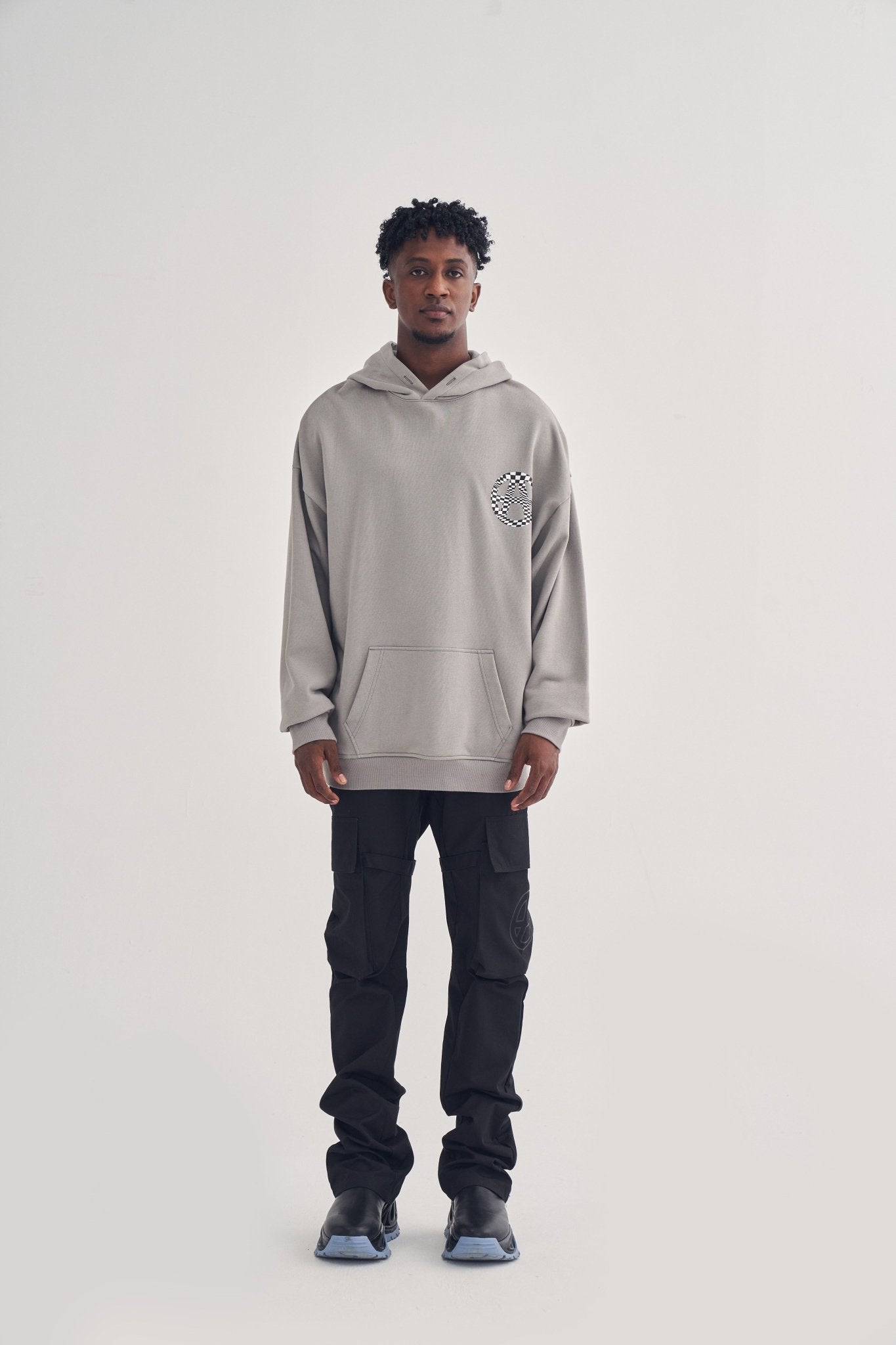 TOO HOT TO HANDLE HOODIE GREY Acupuncture