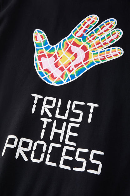 TRUST THE PROCESS HOODIE BLACK Acupuncture