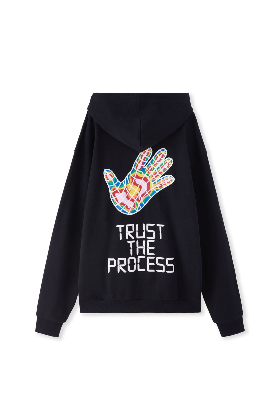 TRUST THE PROCESS HOODIE BLACK Acupuncture