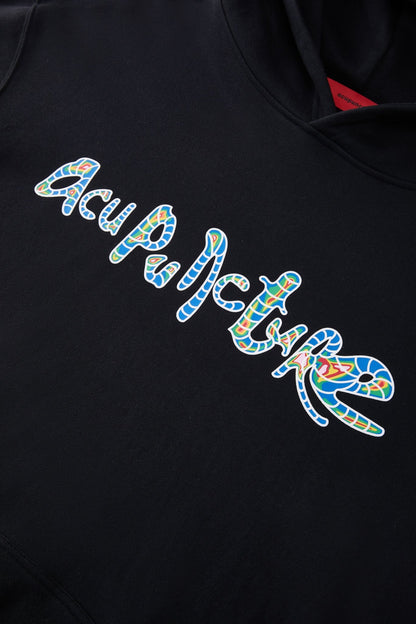 TRUST THE PROCESS HOODIE BLACK Acupuncture