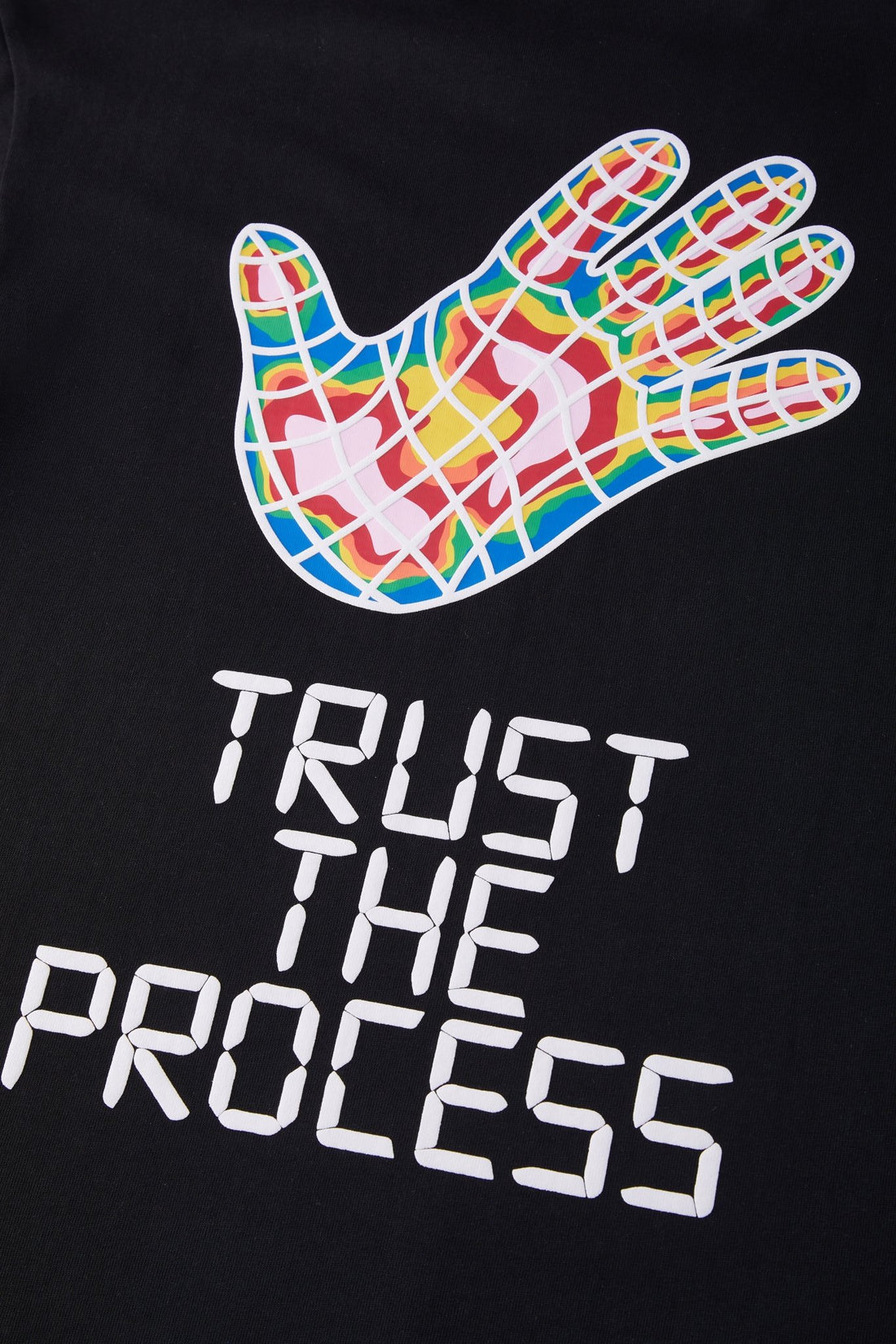 TRUST THE PROCESS T-SHIRT BLACK Acupuncture