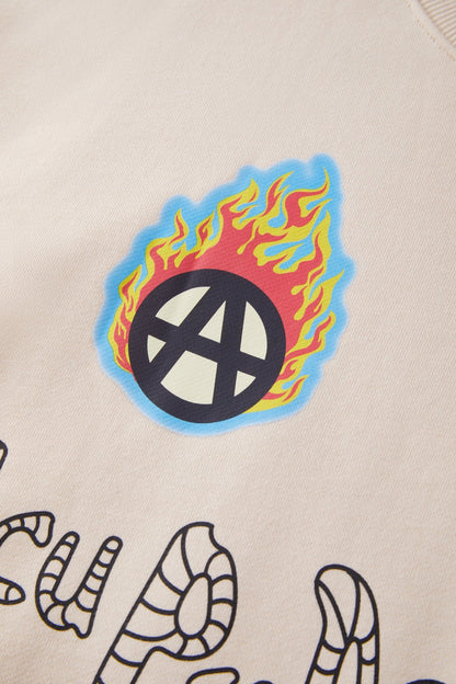 VERSE CREWNECK CREAM Acupuncture